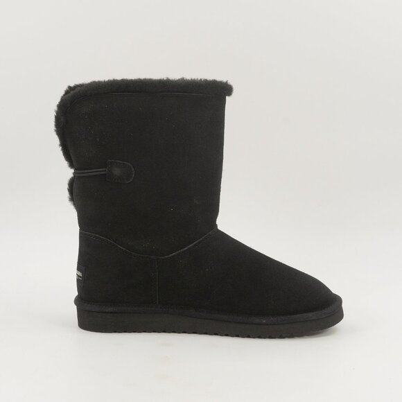 Koolaburra by UGG Women's Nalie Short 'Black' 1145870W-BLK Boot size 6 - Picture 3 of 9